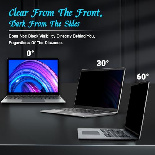PYS Privacy Screen for Surface Laptop 5/4/3/2/1, 13.5 Inch | Magnetic, Detachable, Privacy Screen Protector, Matte Finish, Anti-Glare - size: SF 13.5 Inch