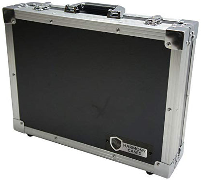 17 Inch Laptop Hard Case ATA Flight Road Universal - Harmony Cases | rugged shell notebook transport protection, travel-ready computer hauling, secure storage between studio and stage gigs
