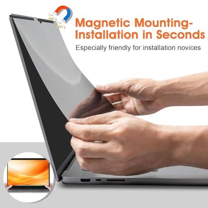 Magnetic Privacy Screen for MacBook Air 13.6 & 13 Inch (2022-2026, M2, M3, M4, M5), Anti-Blue Light Glare Privacy Screen Shield and Protector for Mac 13 Inch (A2681 A3113 A3240 A3449) - size: for MacBook Air 13.6 Inch