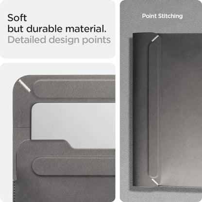 Spigen Valentinus Protective Laptop Sleeve, 14-Inch MacBook | For MacBook Neo/Pro/Air M1-M5 Chips (2018-2026) - City Gray - color: City Gray, size: 14-inch