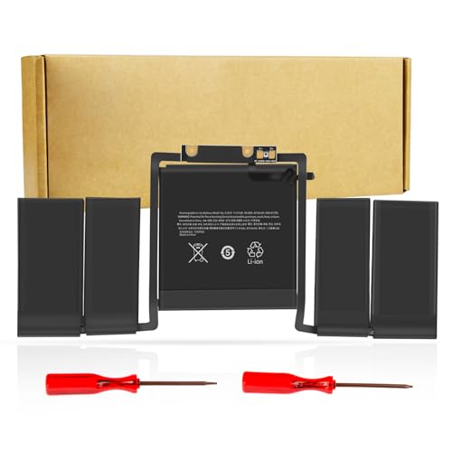 Futurebatt A1706 A1819 Battery Replacement for MacBook Pro 13 inch Late 2016 Mid 2017 EMC 3071, EMC 3163 MPDK2LL/A, MPXW2LL/A, MPXX2LL/A, MQ002LL/A - size: A1819 12.60*6.50*0.94 in