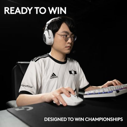 Logitech G Pro X Superlight 2 Lightspeed Wireless Gaming Mouse + G Pro X TKL Lightspeed Wireless Gaming Keyboard (Tactile) Bundle - White - color: White, size: Classic, style: Mouse + Keyboard