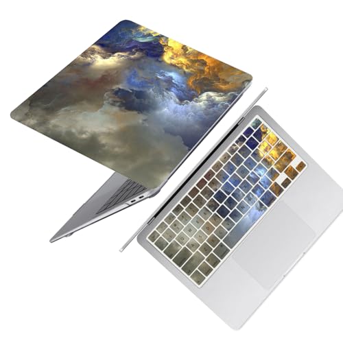 Laptop Shell for MacBook Air 11 inch Case 2015 2014 2013 2012 2011 2010 Release Model A1465 A1370,Air 11.6" Snap on Protective Laptop Hard Case & Keyboard Cover,Cloud - color: Cloud, size: Air 11" 2010-2015(A1370/A1465)