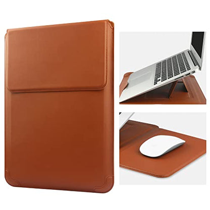 HoYiXi 13 Inch Laptop Sleeve Case Bag Compatible with MacBook Neo 2026/MacBook Air 13 M1 M2 2022-2018/MacBook Pro 13 M2 2022-2016/Surface Pro 8 2021/Surface Go 3 13-13.6'' Dell HP ASUS Acer PC, Brown - color: Brown, size: 13-13.3 in