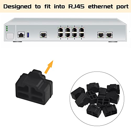 WMYCONGCONG 30 PCS USB Port Cover Silicone Anti Dust Protection Caps Dust Plug for USB A, HDMI, RJ45 Ethernet Hub Port