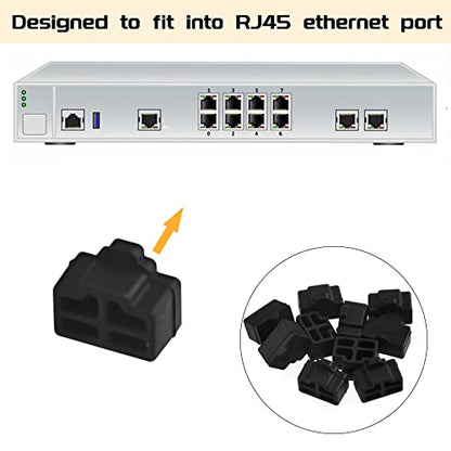 WMYCONGCONG 30 PCS USB Port Cover Silicone Anti Dust Protection Caps Dust Plug for USB A, HDMI, RJ45 Ethernet Hub Port