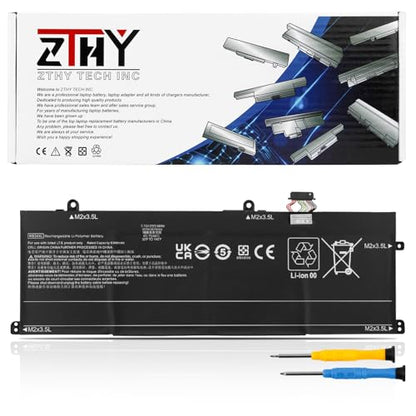 68Wh WE04XL Battery Replacement for HP X360 Spectre 14-EU 14t-eu000 Series | For Envy X360 16-AC 16-AD 2-in-1,Pavilion Plus 14-ew 14-ey 16-ab 16t-ab Series N39817-CF1 N39857-005 HSTNN-WB0F N66427-001 - size: 10.83*3.74*0.23 inch WE04XL