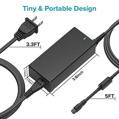 ZOZO 90W AC Universal Laptop Charger for HP Dell Gateway Toshiba Lenovo Acer Asus Samsung Sony Fujitsu Notebook Ultrabook Chromebook DC 12V 16V 18.5V 19V 19.5V 20V Power Adapter Supply Cord