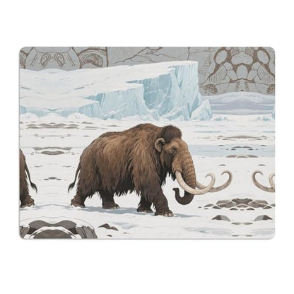 Desk Pad Mat Mammoth Print Non-Slip Desk Mats Desk Protector for Office Home Lap Desk Laptop and Desktop Gift for The Holidays