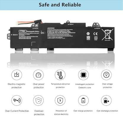 TT03XL 932824-421 Battery Fit for HP EliteBook 755 G5 850 G5 850 G6 ZBook 15U G5 G6 HSTNN-LB8H HSTNN-DB8K TT03XL-BTI TT03056XL-PL HSN-I13C-5 932824-1C1 932824-2C1 933322-855 11.55V 56WH - color: 56WH TT03XL battery