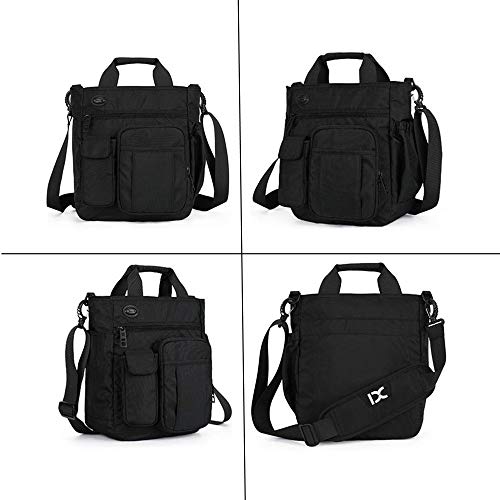Crossbody Messenger Bag Business Sport Travel Multifunctional Shoulder Bag Laptop Bag Men Women | Business - color: Black