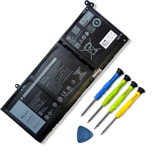 41Wh G91J0 Battery Replacement for Dell Latitude 3520 3420 3320 3330 Inspiron 3511 3515 3525 3530 5310 5410 5418 5510 5515 5518 14 Plus 7420 7415 2-in-1 Vostro 5620 5625 11.25V 3467mAh - size: 8.39*3.47*0.23 inch G91J0