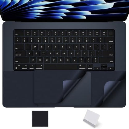 Palm Rest Cover Compatible with 2026 2025 2024 MacBook Air 15" M5 M4 M3 A3448 A3241 A3114 Trackpad Protector Skin for Apple MacBook Air 15.3 Inch M5 M4 M3 Touchpad Cover Protector (Midnight Blue) - size: 2024+ MacBook Air 15.3" M4 M3(Midnight)
