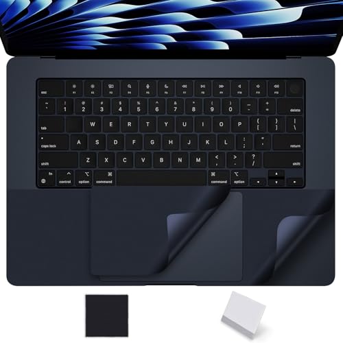 Palm Rest Cover Compatible with 2026 2025 2024 MacBook Air 15" M5 M4 M3 A3448 A3241 A3114 Trackpad Protector Skin for Apple MacBook Air 15.3 Inch M5 M4 M3 Touchpad Cover Protector (Midnight Blue) - size: 2024+ MacBook Air 15.3" M4 M3(Midnight)