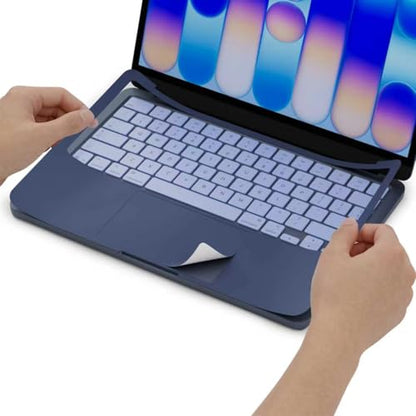 Palm Rest Cover for 2026 MacBook Neo Vinyl Skin with Trackpad Protector | Protect Laptop, Laptop Decal,Residue-Free Sticker,Removable(Blue) - color: Blue