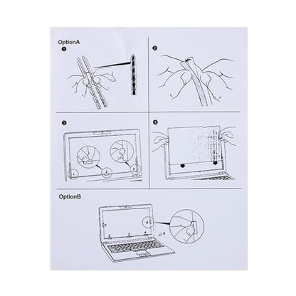 Anti Blue Light Glare & Anti Scratch Computer Privacy Shield Removable Laptop Privacy Screen Anti Glare Blue Light Screen Protector Fully Removable(11.6inch/25.6x14.4 cm) - size: 11.6inch/25.6x14.4 cm