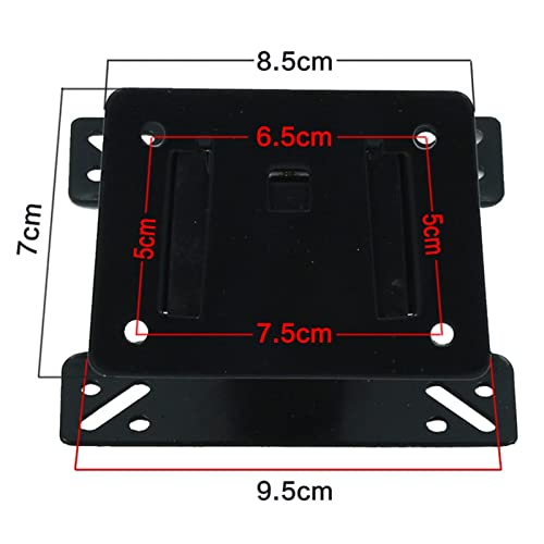 GLigeT Monitor Arm Gas Wall Mount Monitor Bracket, Full Motion 14-24 Inch 180° Swivel and Tilt TV Mount Bracket, Sturdy Steel LED LCD Monitor Holder Bracket, Black Monitor Desk Mount
