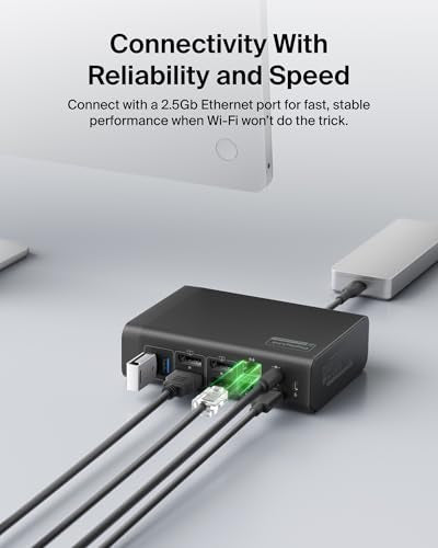 Belkin Connect 16-in-1 Docking Station 100W, Triple Display USB C Dock w/ 4K@60Hz Support, DisplayLink Technology - USB C Dock w/ 10Gbps Data Transfer, 2.5Gb Ethernet Port - Laptop Expansion Hub - style: 16-in-1, Triple Display, 100W