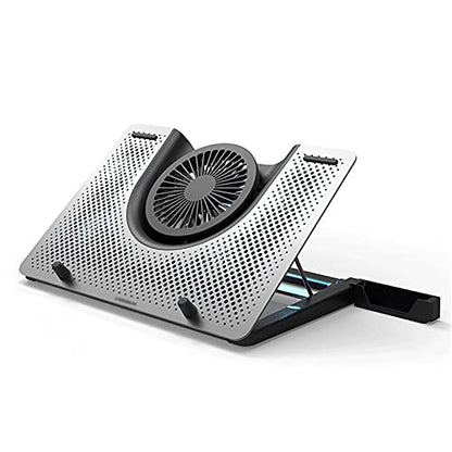 Laptop Cooler Cooling Pad (Up to 17 Inches), Ultra Quiet Notebook Cooler Stand Cooling Mat with 5 Fans，USB Ports, for Home Office Very Silent
