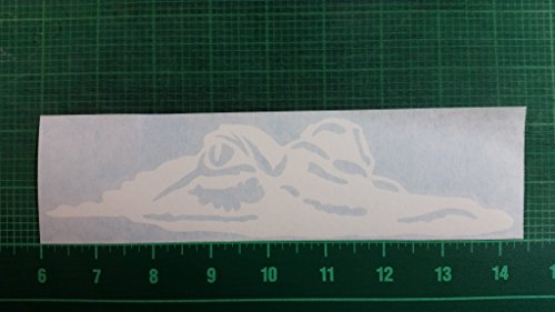 Crocodile - Reptile Alligator - Cars Trucks Moped Helmet Hard Hat Auto Automotive Craft Laptop Vinyl Decal Store Window Wall Sticker 01203