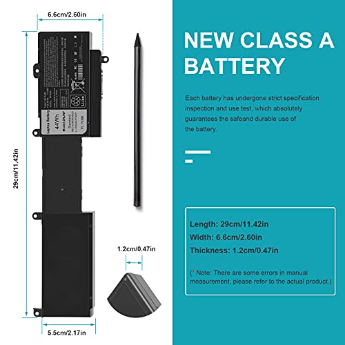 Futurebatt 2NJNF Laptop Battery for Dell Inspiron 14z-5423 15z-5523 Ultrabook Series.Battery 8JVDG TPMCF T41M0 - size: 2NJNF 13.78 3.74 1.81in