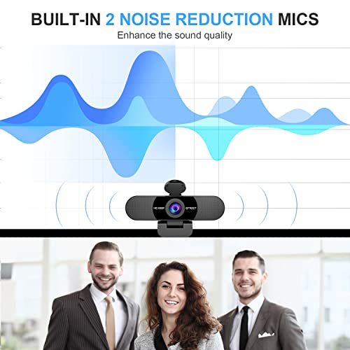 EMEET 1080P Webcam with Microphone, C960 Web Camera, 2 Mics Streaming Webcam, 90°FOV Computer Camera, Plug and Play USB Web Cam for Online Calling/Conferencing, Zoom/Teams/Facetime/YouTube, Laptop/PC - style: Clear 1080P w/ 90° Wide FOV