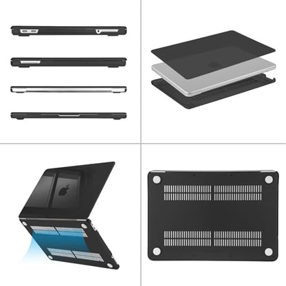 MOSISO Compatible with MacBook Neo Case 13 inch 2026 A3404 A18 Pro Chip | Scratch-Resistant Ultra-thin Protective Hard Shell Case Cover, Crystal Black - color: Crystal Black