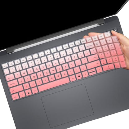 Keyboard Cover for 16" Dell Pro 16/Pro 16 Plus/Pro Max 16 PB16250 PB16255 PC16250 PC16255 MC16250 MC16255 & Pro Max 18 Plus MB1825 (NOT FIT Pro 16 Premium, Dell Pro 3/5/7 16")-Opink - color: Ombrepink