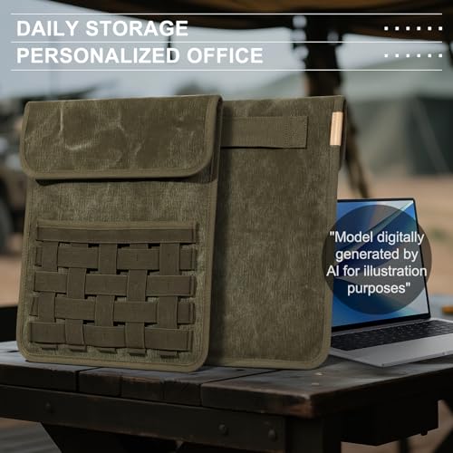 Gexmil Laptop Sleeve 16 inch, 15-15.6 Inch Laptop Cover Compatible with MacBook Pro 16 M4 M3 M2 M1, HP Acer Dell Lenovo ASUS Notebook, Computer Sleeve Bag with Pocket, Army Green - color: Army Green, size: 16 Inch