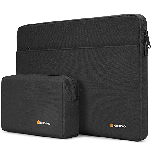 NIDOO Laptop Sleeve 13-14 inch Computer Bag Case for Lenovo Thinkpad X1 Yoga/Chromebook 3 / HP EliteBook 640 645 840/13.5" Surface Book 3/14.4 Surface Laptop Studio / 14.6" Galaxy Tab S8 Ultra - color: Black, size: 13-14 Inch