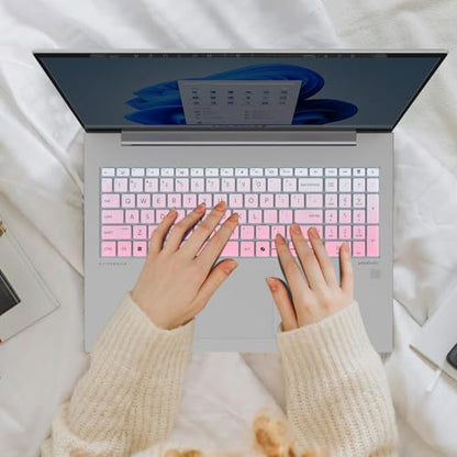 Keyboard Cover for 2026 2025 2024 HP EliteBook 660/665 G11 16 inch, ProBook 460/465 G11 16-in, HP ProBook 4 G1ah 16" Laptop Protective Skin(NOT FIT HP EliteBook 660 665 G8/G9/G10) -Ombre Pink - color: Ombre Pink