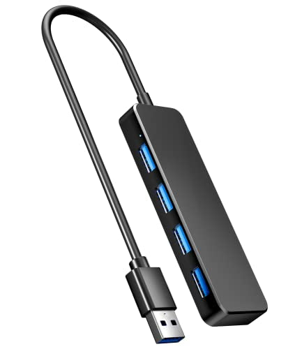 USB Hub 3.0, PANPEO 4-Port USB 3.0 Hub Multi USB Port Expander for Laptop, Xbox, Flash Drive, Mobile HD, Console, Printer, Camera, Keyborad, Mouse