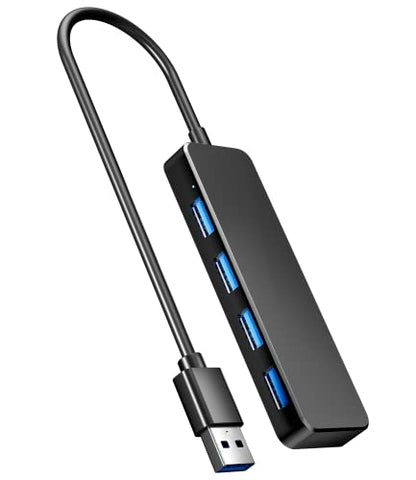 USB Hub 3.0, PANPEO 4-Port USB 3.0 Hub Multi USB Port Expander for Laptop, Xbox, Flash Drive, Mobile HD, Console, Printer, Camera, Keyborad, Mouse