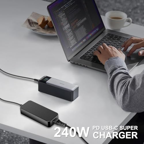 HKY 140W USB-C Power Adapter Supply GaN-based Ultra Compact PD3.1 for Avalon Nano 3 BTC Bitcoin Miner,Avalon Nano 3S Bitcoin Miner,eero PoE Gateway Wifi Route Replacement Canaan 28V 5A 140W PSU TP14A1