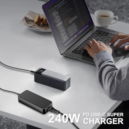 HKY 140W USB-C Power Adapter Supply GaN-based Ultra Compact PD3.1 for Avalon Nano 3 BTC Bitcoin Miner,Avalon Nano 3S Bitcoin Miner,eero PoE Gateway Wifi Route Replacement Canaan 28V 5A 140W PSU TP14A1