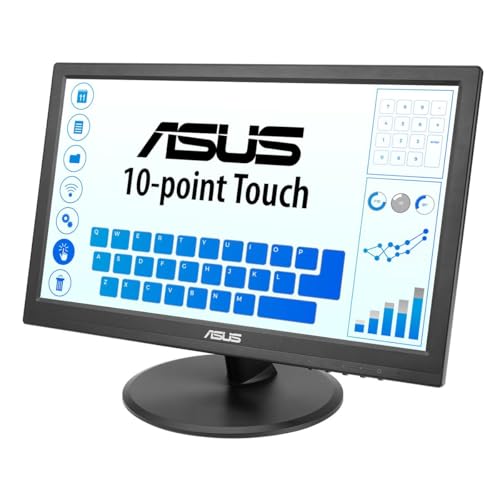ASUS VT168HR 15.6" Full HD 1366X768 HDMI Back-lit LED Monitor, Black - style: 16" TN Touch