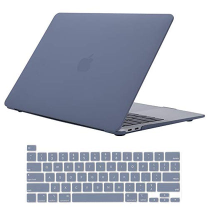 Se7enline for MacBook Pro 13 inch Case M2/M1 2026-2020 A2338,Lavender Gray | Hard Shell Laptop Case Washable Keyboard Cover Skin Anti-Scratch Anti-Drop Heat Dissipation Full Port Access Slim Lightweight - color: Lavender Gray