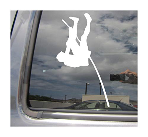 Pole Vaulter Vaulting - Track & Field - Cars Trucks Moped Helmet Hard Hat Auto Automotive Craft Laptop Vinyl Decal Store Window Wall Sticker 04027