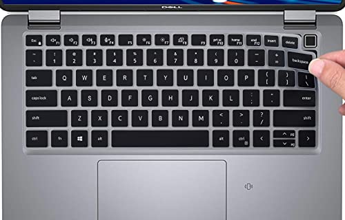 Keyboard Cover for Dell Latitude 3000 3340 13.3, Dell Latitude 5350 5340 5330 5320 13.3, Dell Latitude 7320 7330 7340 7350 13.3", Dell Latitude 5320 13.3 Laptop Protector -Black - color: Black