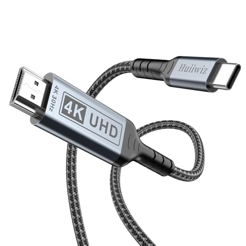 USB C to HDMI Cable for iPhone iPad MacBook Galaxy to TV Projector Monitor, USB-C to HDMI Cord Adapter, Thunderbolt 3 4 5 to HDMI Cable(4K 30Hz, 10ft) - size: 10ft, style: 4K 30Hz