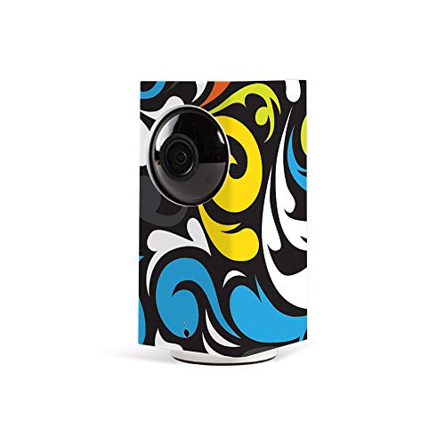 MightySkins Skin Compatible with Wyze Cam Pan - Swirly | Protective, Durable, and Unique Vinyl Decal wrap Cover | Easy to Apply, Remove, and Change Styles | Made in The USA - color: Swirly