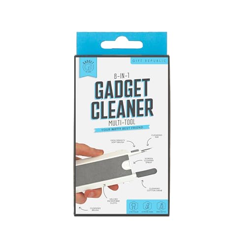 8-in-1 Electronic Cleaning Kit – Screen Cleaner & Keyboard Cleaning Tool for Laptop, Phone, Tablet, Earbuds & Keyboard, Tech Cleaning Kit with Brush, Spray & Cloth