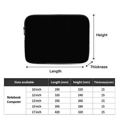 Personalized Laptop Sleeve Bag Add Your Own Logo Text Custom Shockproof Laptop Case with Picture Computer Laptop Sleeve Cover for Men Women Gifts 15 Inch - size: 15 Inch Black No Custom
