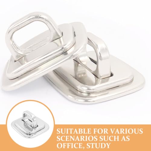 2pcs Laptop Anchor Plate Security Cable Lock Fixed Base Zinc Alloy Computer Lock for Notebook and Laptop with Versatile Compatibility and Easy Operation, for Travel and Study