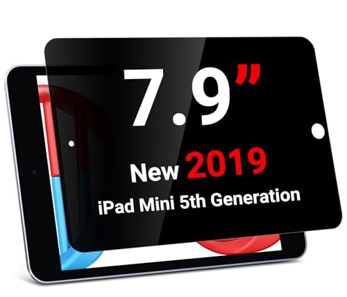 ZOEGAA iPad Mini 5 Privacy Screen, Privacy Screen Protector Compatible with iPad Mini 5 (2019) and iPad Mini 4, Anti Blue Light Matte (PET) - size: iPad Mini 5 7.9 inch 2017