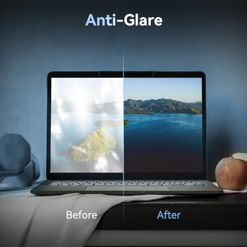 Mamol Magnetic Laptop Privacy Screen 16 inch,16:9 Aspect Removable Anti Glare Blue Light Privacy Filter, Black Shield Compatible with HP/Dell/Acer/Asus/Samsung/Lenovo/Thinkpad Envy - size: 16 Inch 16:9 Aspect