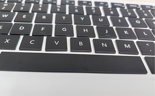 Replacement Keycap Keys Full Set of Key Cap Compatible for Surface Pro 4/5/6/7/7Plus 1724 1796 1807 1866 1960 1961 Keyboard 2015-2021 Year (Black) - color: Black