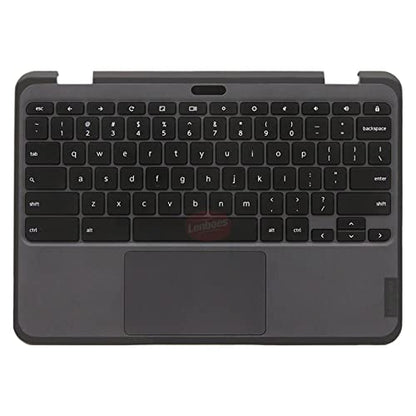 Palmrest Upper Case Top Cover with US Keyboard Touchpad Assembly Replacement for Lenovo 300e Chromebook Gen 3 82J9 82JA LTE 5M11C94763 (WFC Hole) - color: Palmrest Assembly WFC LTE 5M11C94763