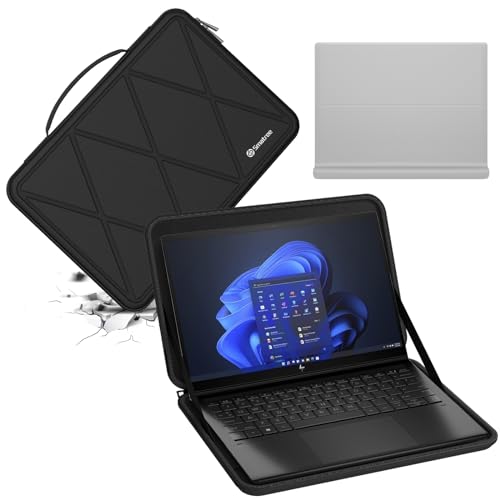 Smatree Hard EVA Protective Case for 13.5inch HP Dragonfly Folio G3 2-in-1 | Compatible for 13.5 inch HP Dragonfly Folio G3 2-in-1 Laptop, 13.5 inch HP Dragonfly Folio Laptop Notebook Bag (X8245) - color: X Series-Black, size: For 13.5 inch HP Dragonfly F