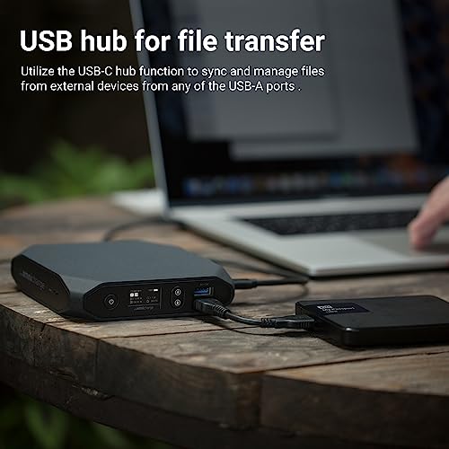 Omni 20C+ Professional Premium Portable Power Bank with Fast Charging 100W USB-C PD 20,000mAh/71Wh – Laptop Power Bank, Universal Charger for All Devices, USB Hub, Wireless & QC 3.0 Power Solution